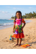 Hand Painted Rayon Kids Dress